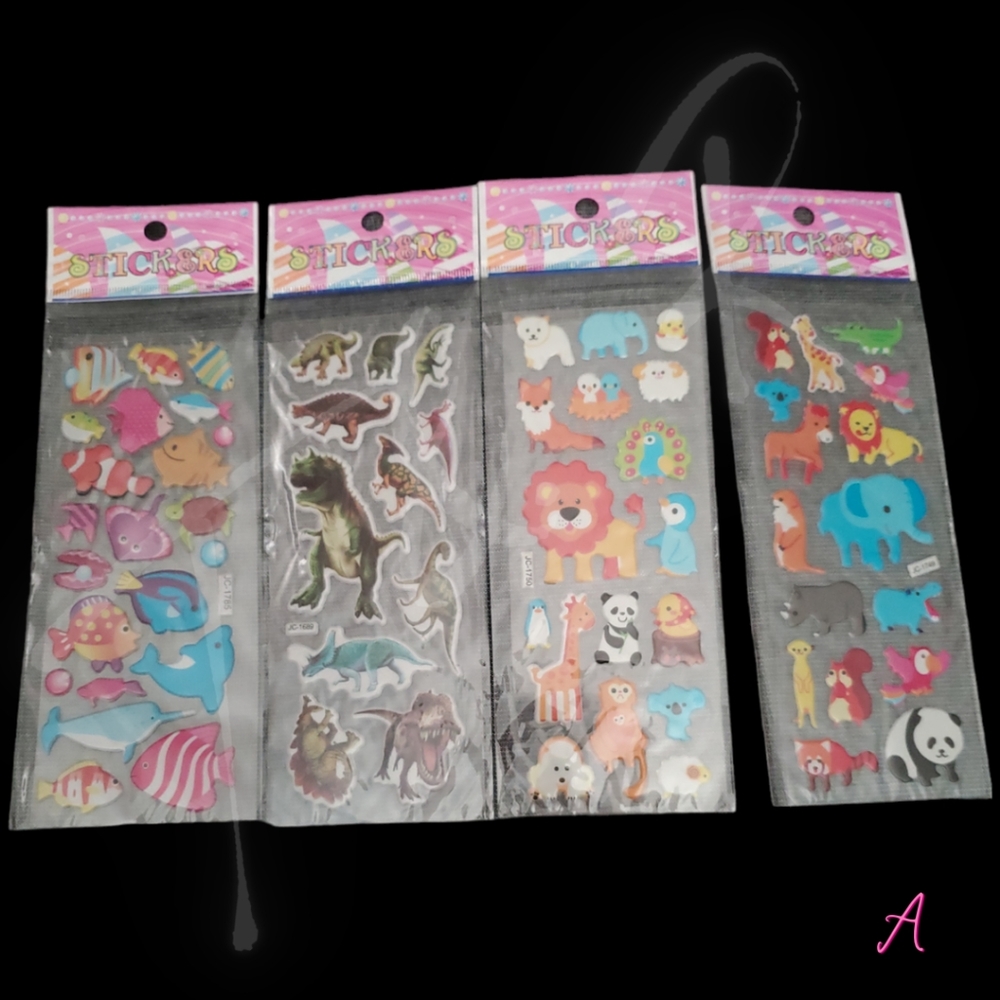 Random Puffy 3D Sticker Sheets - Picture 7 of 8
